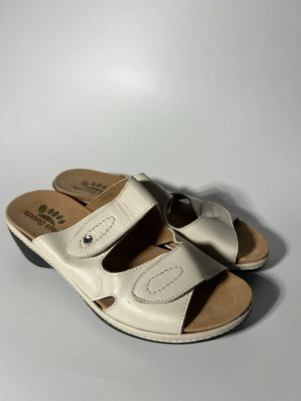 Spring Step Keesha Women’s Leather Shoes Tan EU 38 US 7.5-8 Comfort Casual